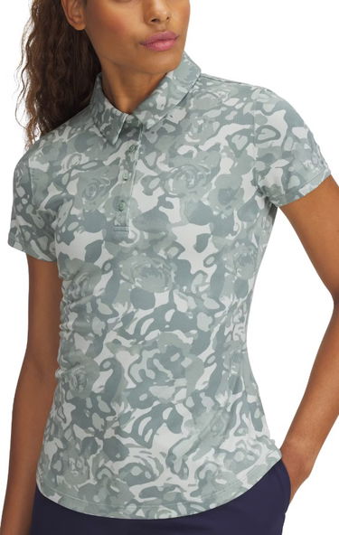 Polo skjorte Under Armour Under Armour Playoff 3.0 Printed Golf Polo Grøn | 1387148-348, 0