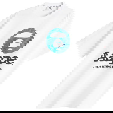 T-shirt AAPE by A Bathing Ape AAPE OG Moonface T-Shirt, Size Large Hvid | AAPTEM1641XX-WHT, 1