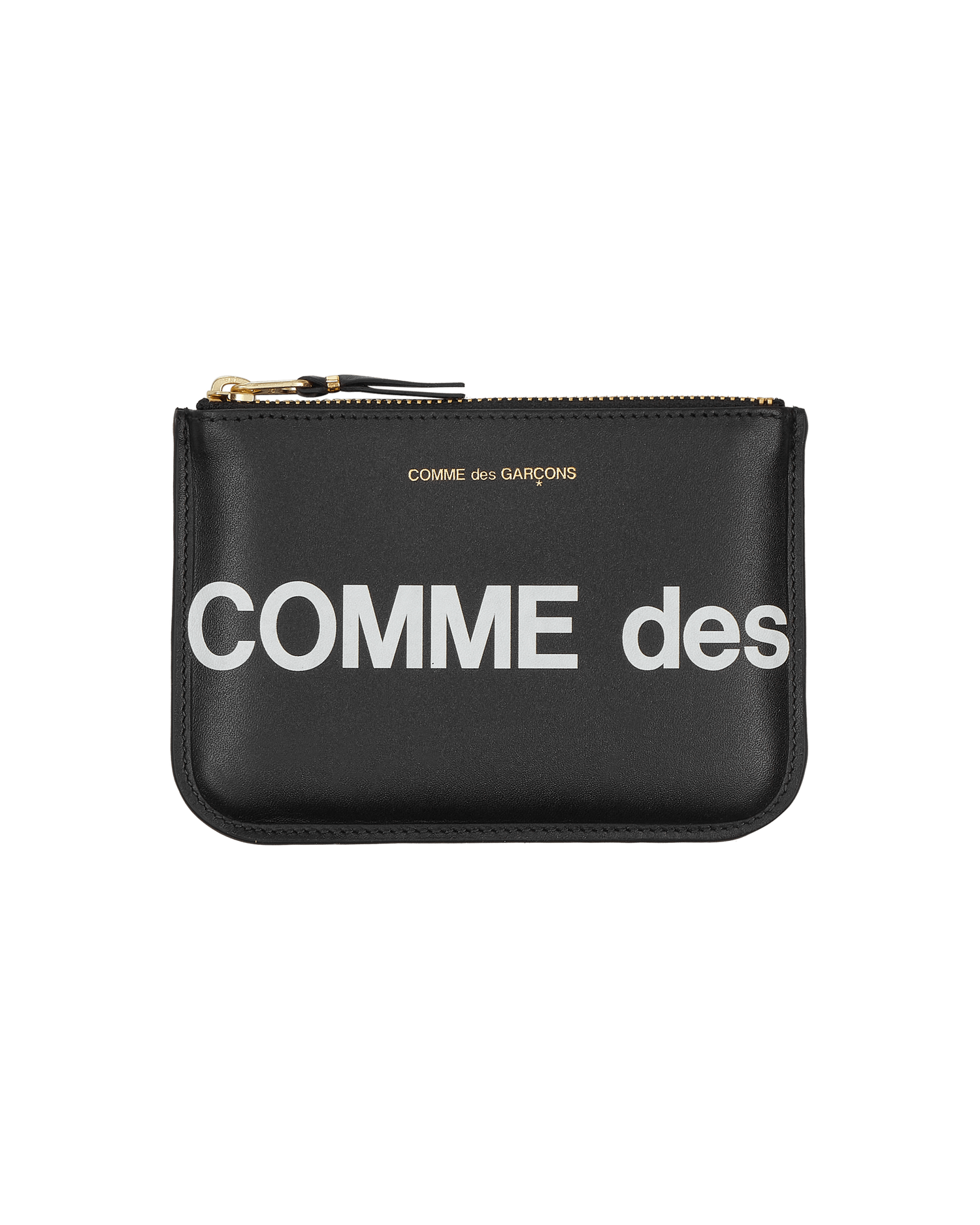 Tegnebog Comme des Garçons Huge Logo Zip Pouch Sort | SA8100HL 1, 1