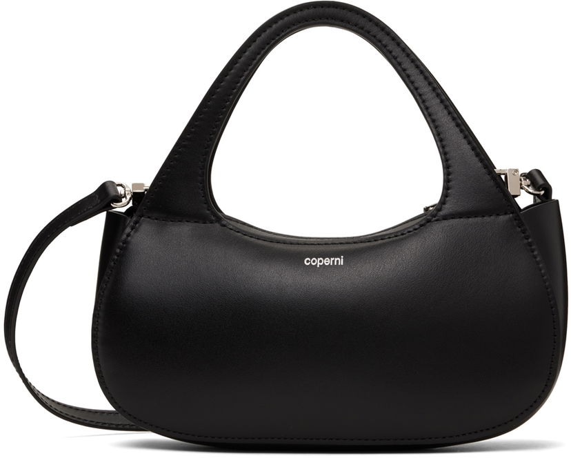 Håndtaske Coperni Micro Baguette Swipe Shoulder Bag Sort | COPBA17405