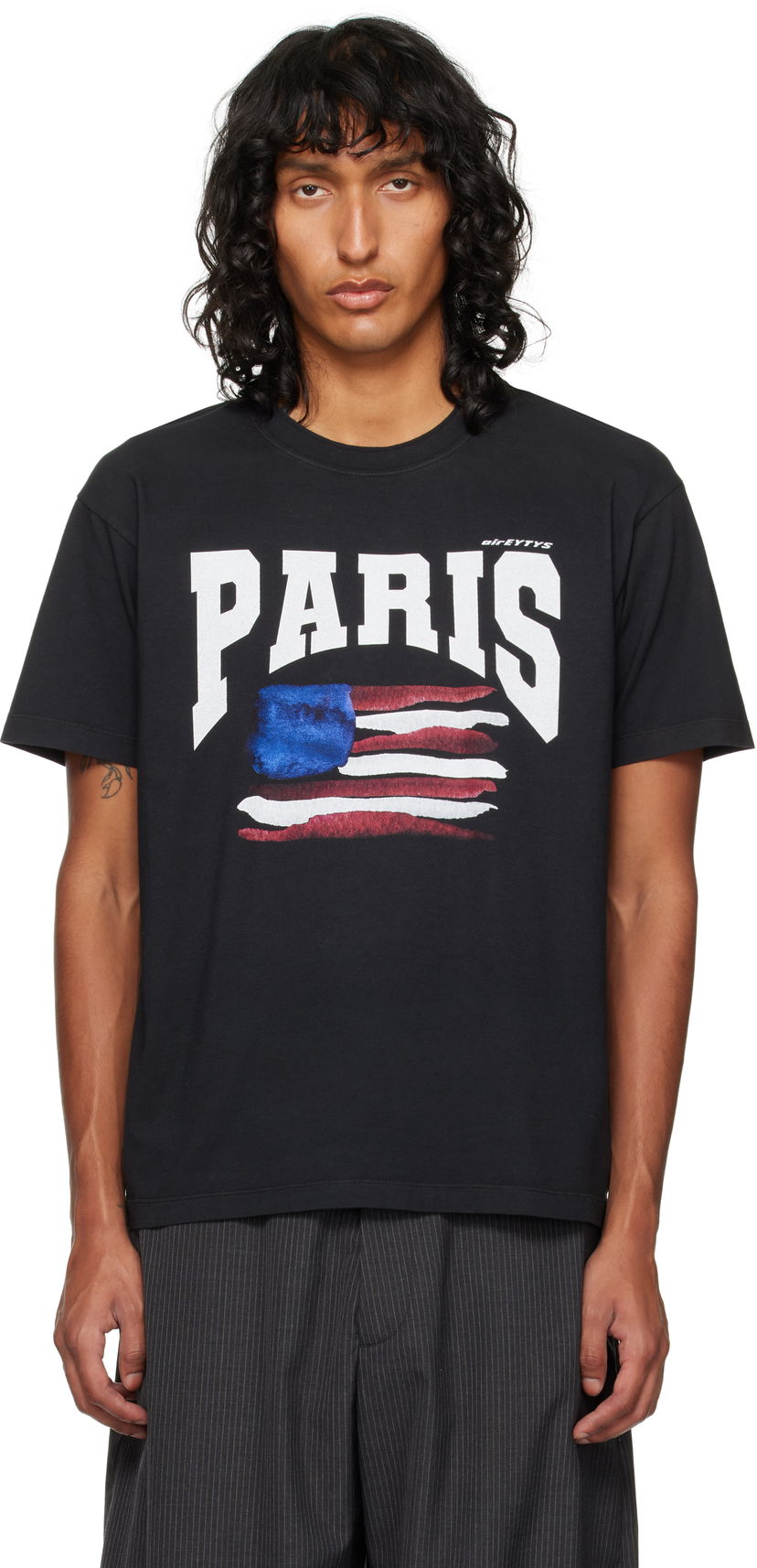 T-shirt Eytys Leon T-shirt Sort | A330011