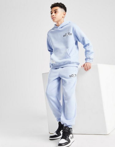 Træningsdragt Jordan Jordan Jrdn Stamp Hoodie and Sweatpants Tracksuit Blå | 95F247-U8K, 0