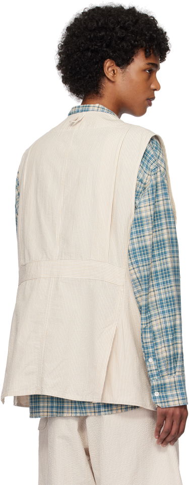 Vest Engineered Garments Engineered Garments Hunting Vest Beige | 25S1D079, 2