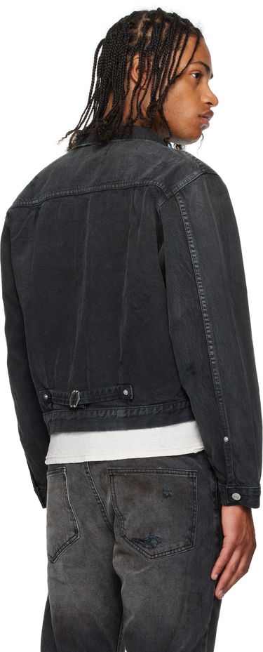 Jakke Enfants Riches Déprimés Enfants Riches Déprimés Type VII Pin Assemblage Denim Jacket Sort | 030-524, 2