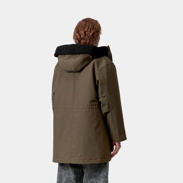 Parka Carhartt WIP Siberia Hooded Parka with Faux Fur Lining Vitola Grøn | I035365_5, 1