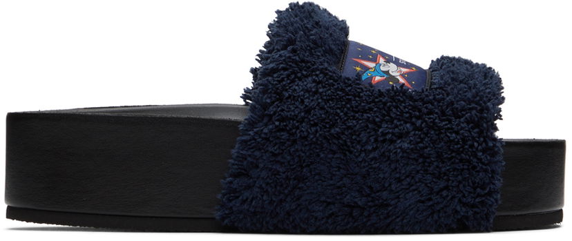 Tilbehør Stella McCartney Stella McCartney Fantasia Mickey Vesta Slides Sort | 810065AF00Z0