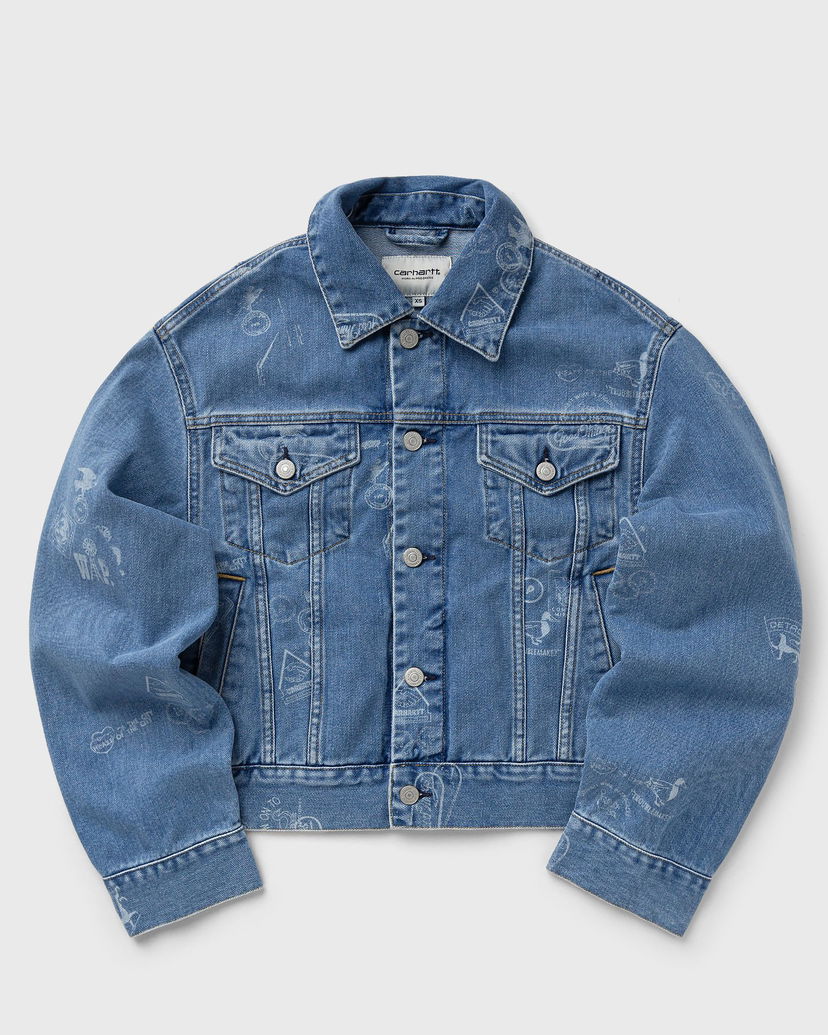 Jakke Carhartt WIP Stamp Jacket Blå | I033744-2LN.35