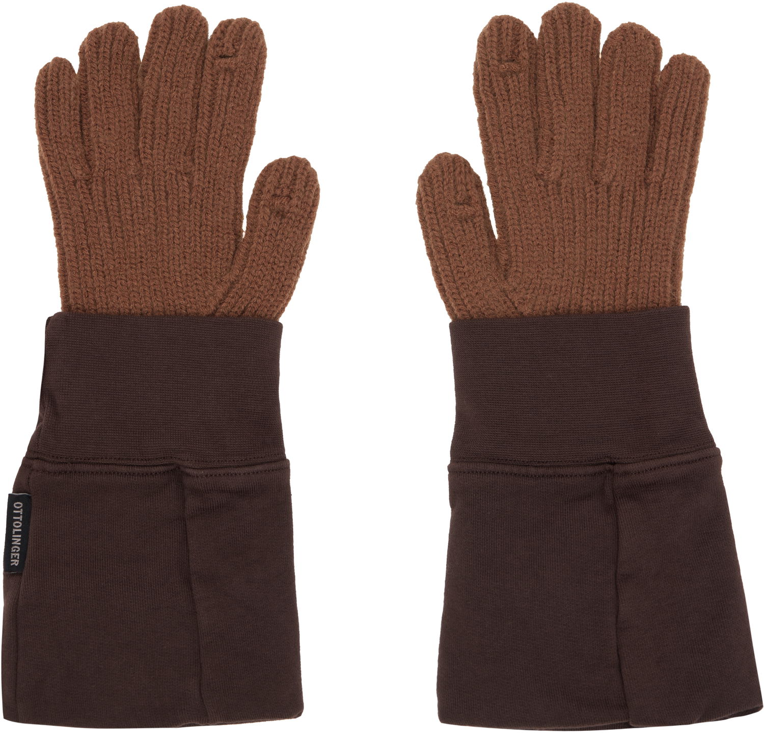 Handsker Ottolinger Ottolinger Deconstructed Sleeve Gloves Brun | 129-902928-01, 1
