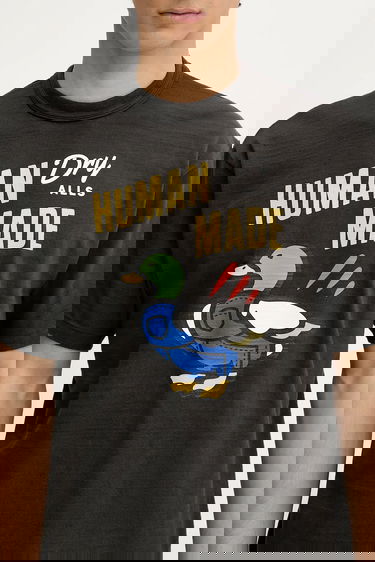 T-shirt Human Made Human Made Duck Graphic T-Shirt Sort | HM29TE006, 3