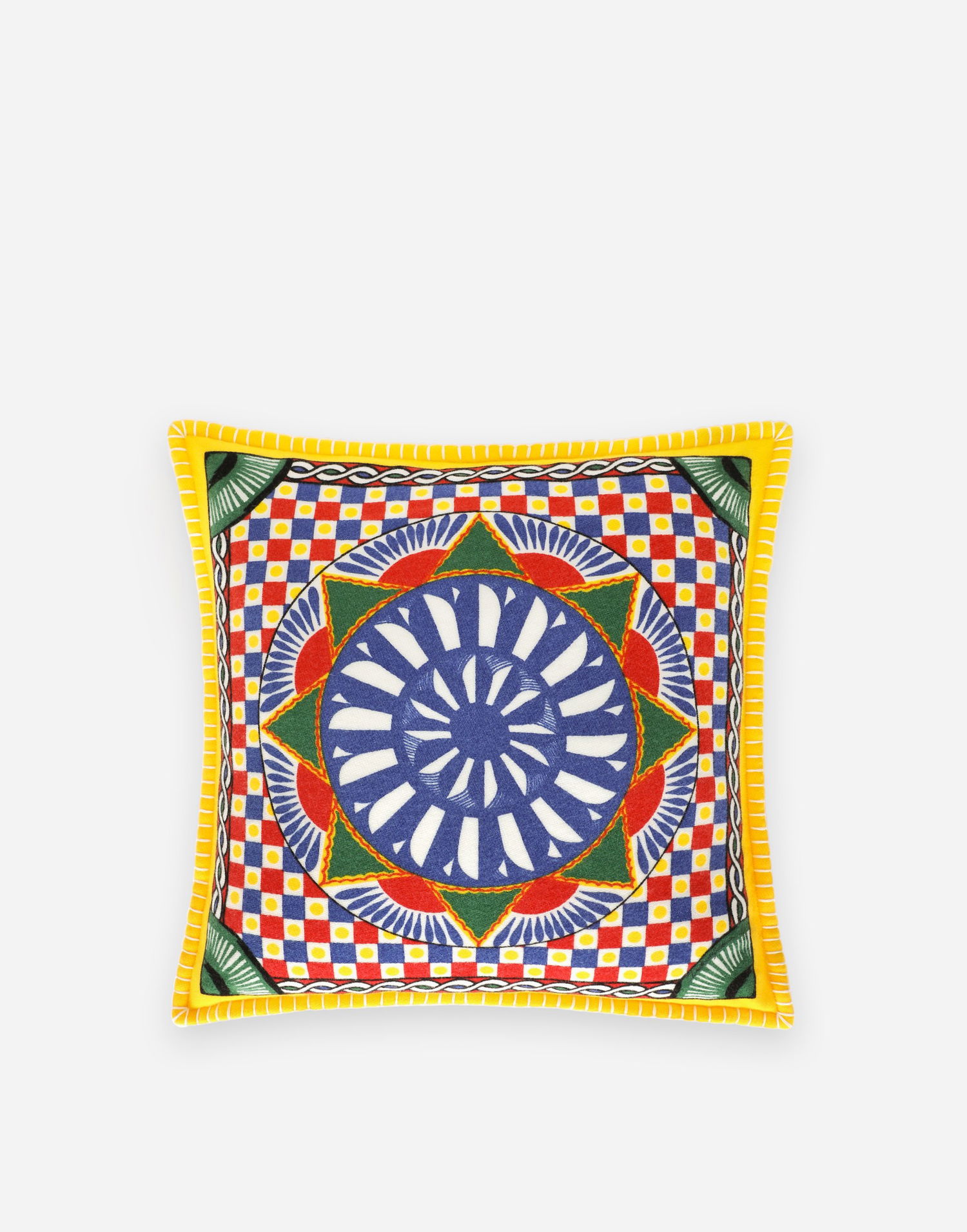 Home decor Dolce & Gabbana Dolce & Gabbana Cashmere Jacquard Cushion Medium Flerfarvet | TCE008TCAF3UC032, 0
