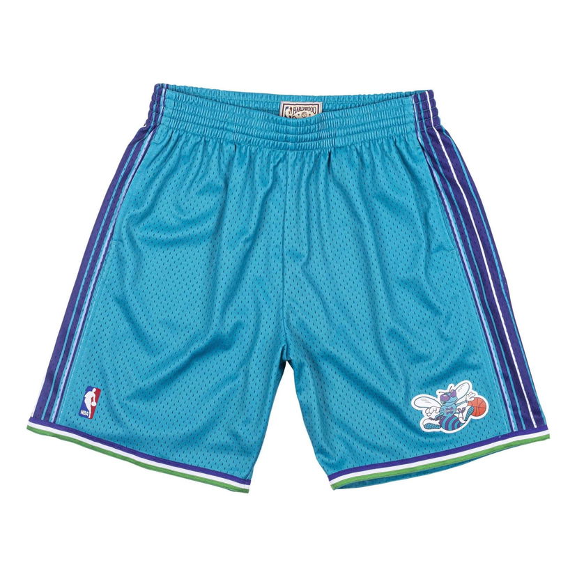 Shorts Mitchell & Ness Mitchell & Ness NBA Swingman Charlotte Hornets Road Shorts Blå | SMSHGS18491-CHOTEAL99