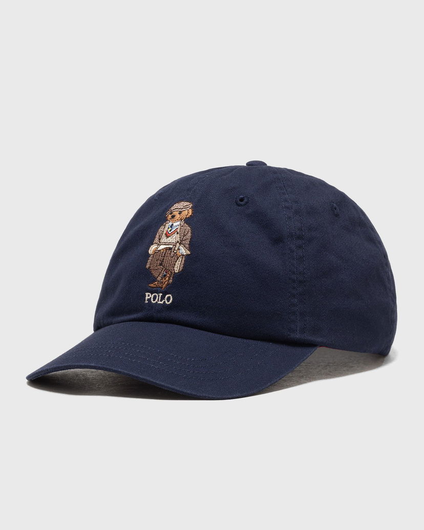 Kasket Polo by Ralph Lauren Polo Ralph Lauren Bear Embroidered Chino Baseball Cap Mørkeblå | 710979192001