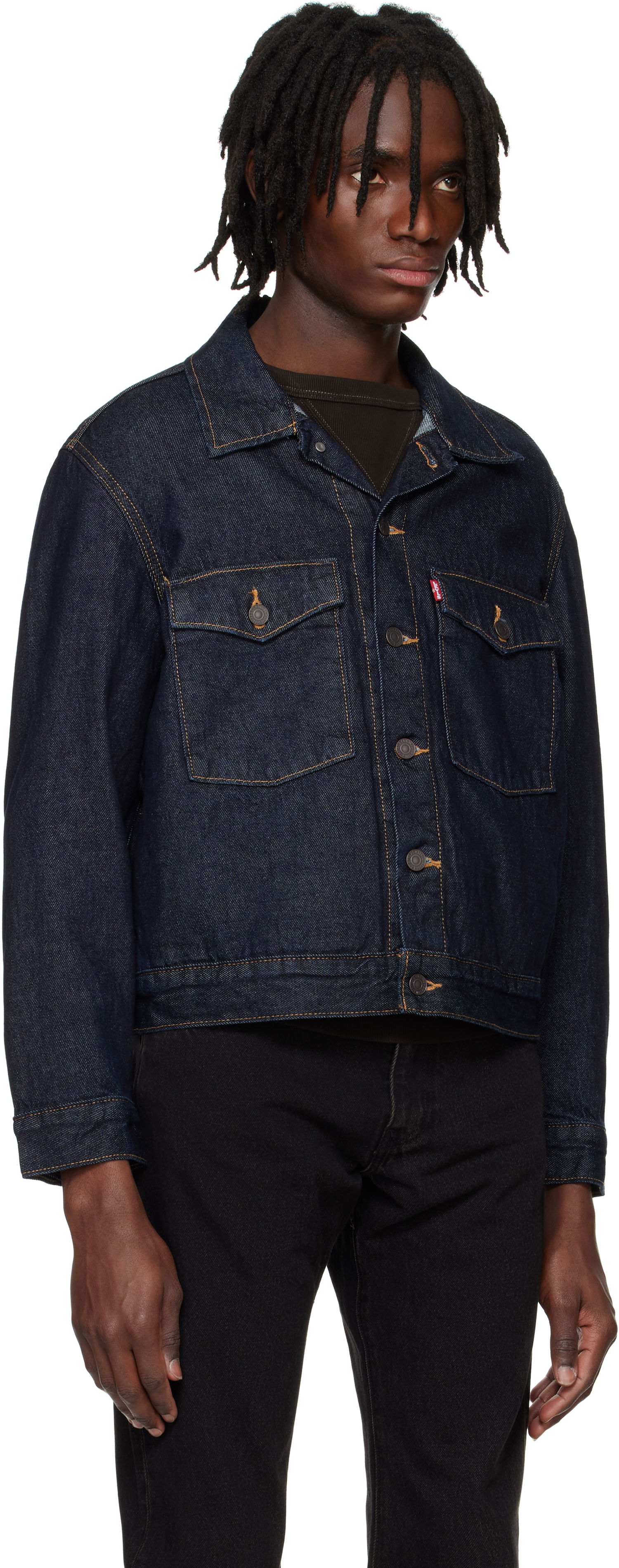 Jakke Levi's Embarcadero Station Denim Jacket Blå | 0010P-0004, 0