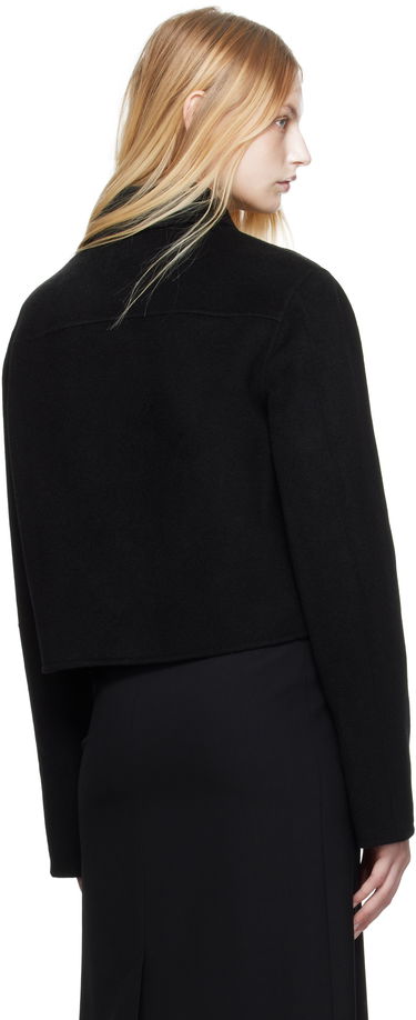 Jakke Loulou de Saison Loulou de Saison Zhanna Wool Jacket Sort | ZHANNA, 2