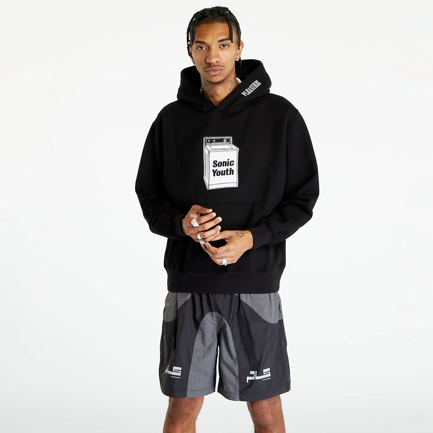 Sweatshirt Pleasures x Sonic Youth Washing Machine Sort | P23SY003 BLACK, 0