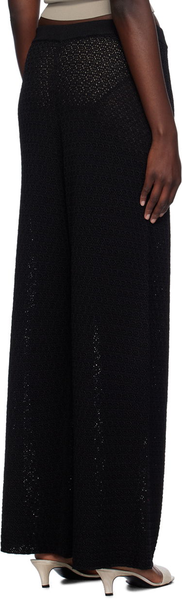 Bukser TOTEME Wide-Leg Knit Trousers Sort | 243-WRB0207-YA0040, 2