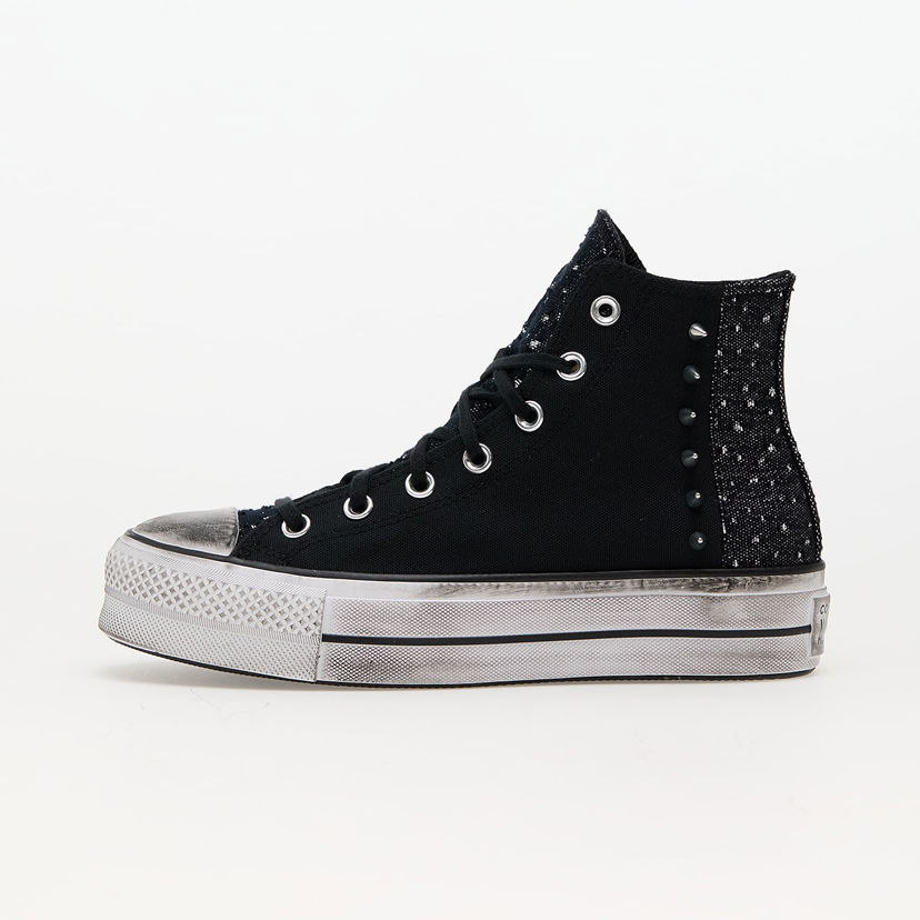 Sneakers og sko Converse Chuck Taylor All Star Lift Platform Chrome Black/ Silver/ Black Sort | A06450C