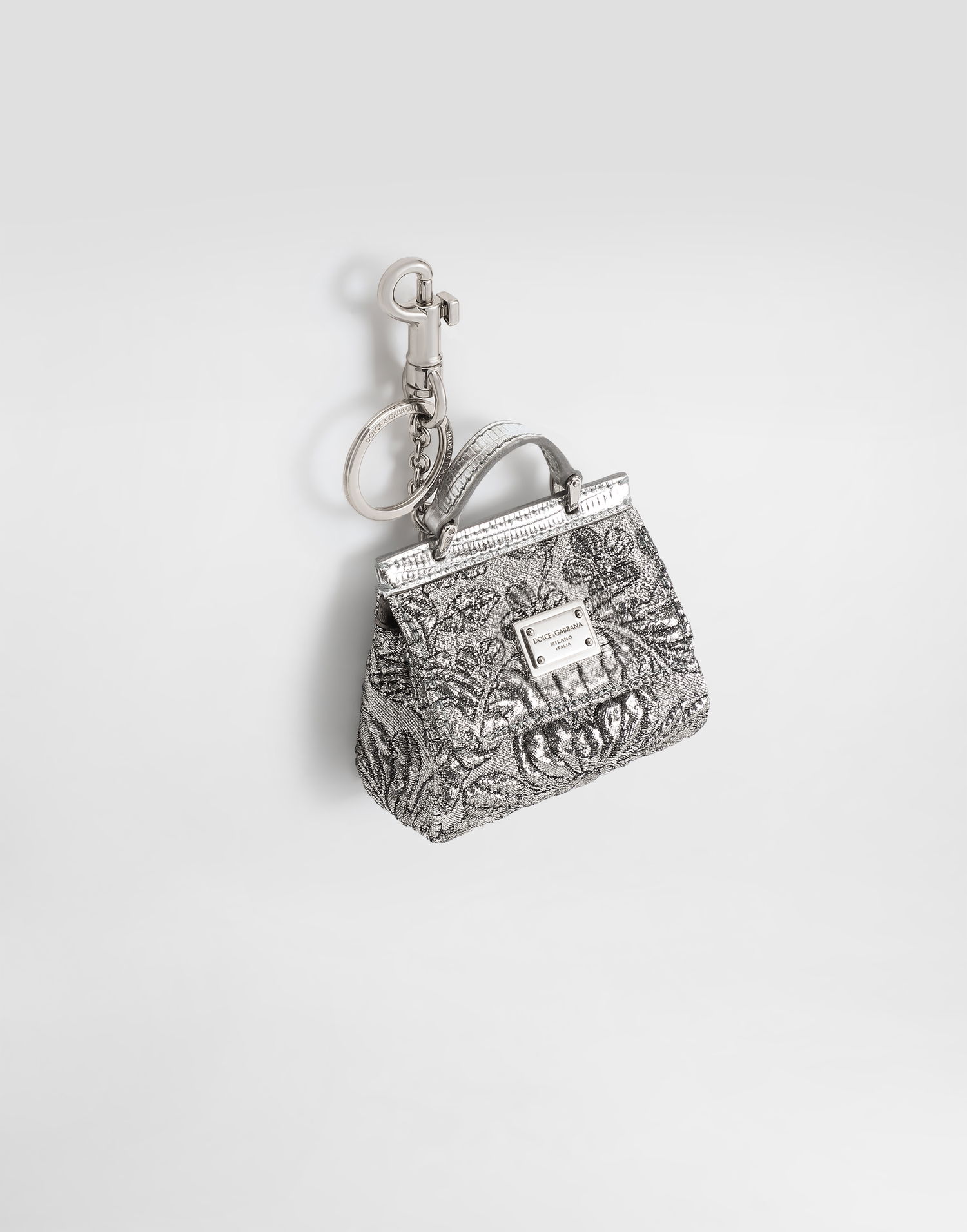 Nøgleringe Dolce & Gabbana Brocade Airpods Case Keychain Onesize Metalisk | BI3260AR81780998, 1