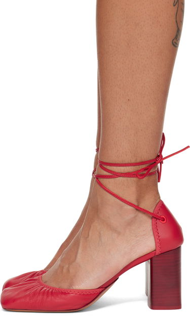 Tilbehør LEMAIRE LEMAIRE Micro Ballerina Heels Rød | FO0167 LL0115, 2