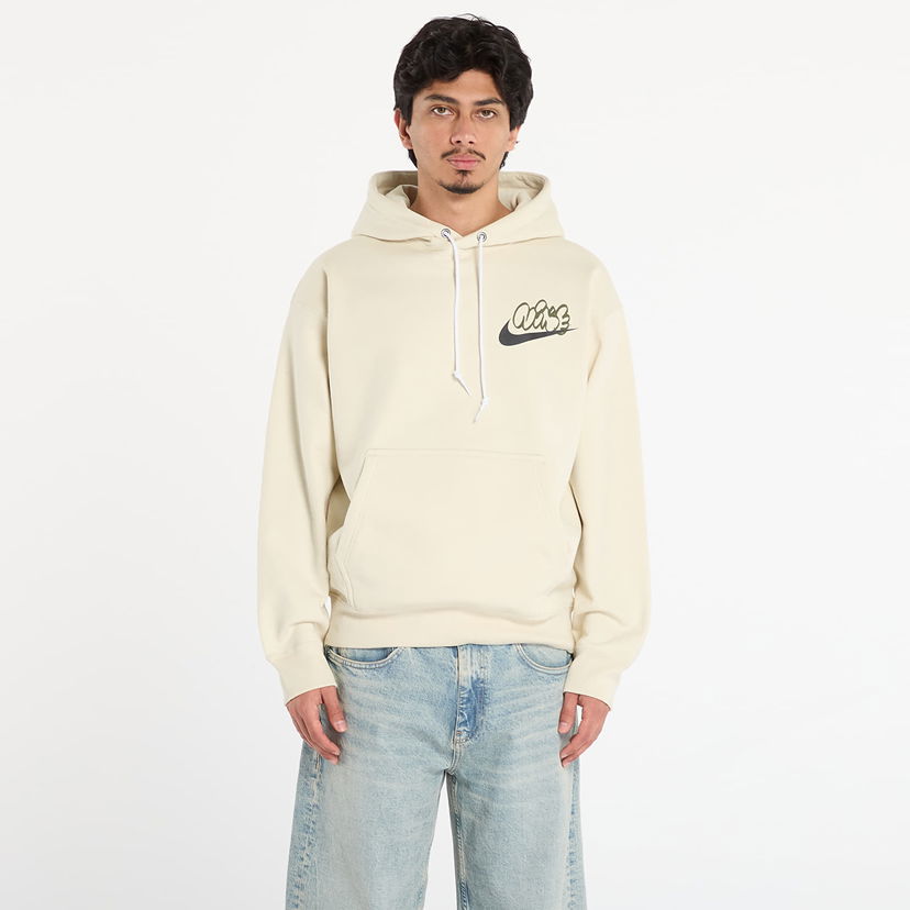 Sweatshirt Nike Solo Swoosh Fleece Hoodie Beige | IH4293-229