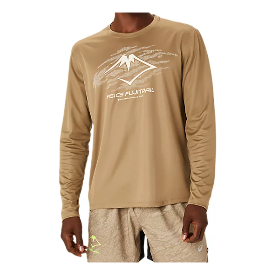T-shirt Asics Fujitrail Running Long Sleeve T-Shirt Brun | 2011C987-200