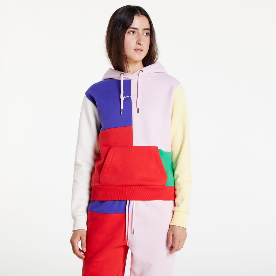 Sweatshirt Karl Kani Small Signature Block Hoodie Flerfarvet | KW223-015-1, 0