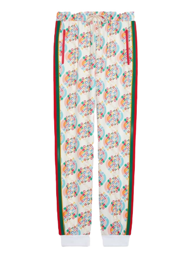Joggingbukser Gucci x The North Face Jersey Pants Flerfarvet | 673979 XJDVH 9275