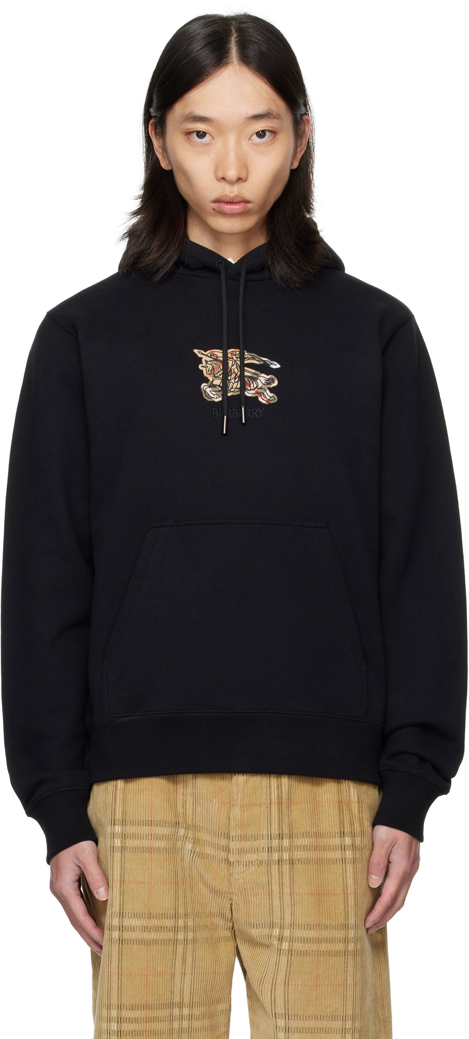 Sweatshirt Burberry Burberry Cotton Hoodie with Equestrian Knight Design Sort | 8116060, 0