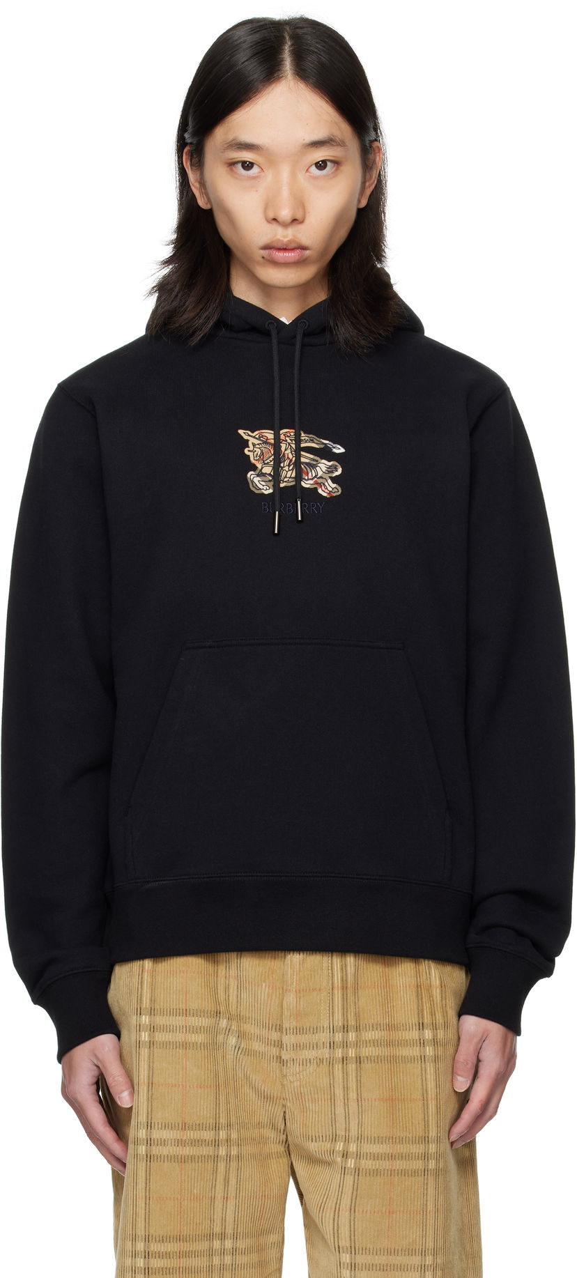 Sweatshirt Burberry Burberry Cotton Hoodie with Equestrian Knight Design Sort | 8116060