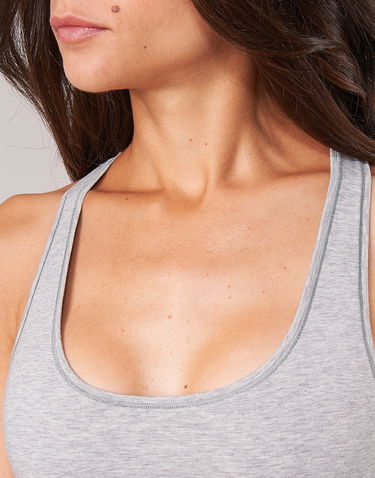 Bh CALVIN KLEIN MODERN COTTON UNLINED BRALETTE Grå | 0000F3785E-020-NOOS, 5