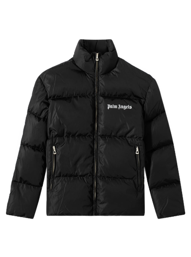 Puffer jakke Palm Angels Track Down Jacket Sort | PMED019C99FAB0011001
