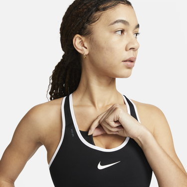 Bh Nike Swoosh On The Run Bra Sort | dv9914-010, 2
