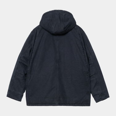 Frakker Carhartt WIP Carhartt WIP Ambel Stone Washed Hooded Coat Mørkeblå | I035616_18, 2