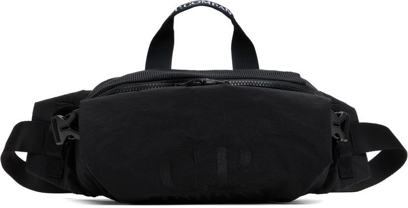 Taljetaske C.P. Company C.P. Company Paper Touch Belt Bag Sort | 18CMAC298A-110188G