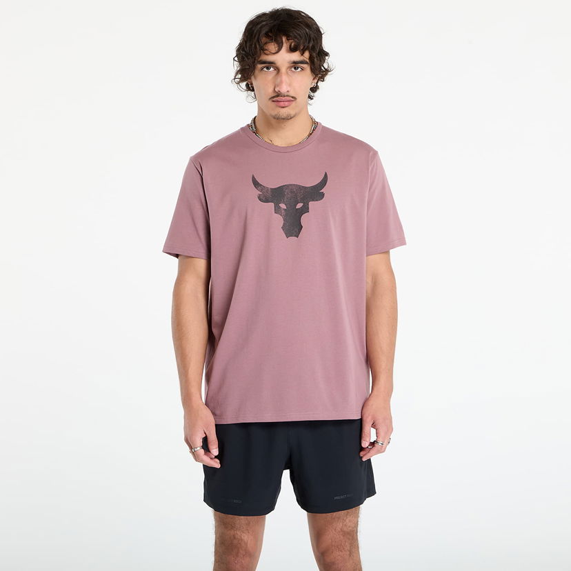 T-shirt Under Armour Project Rock Brahma Bull Short Sleeve T-Shirt Lilla | 1383191-651