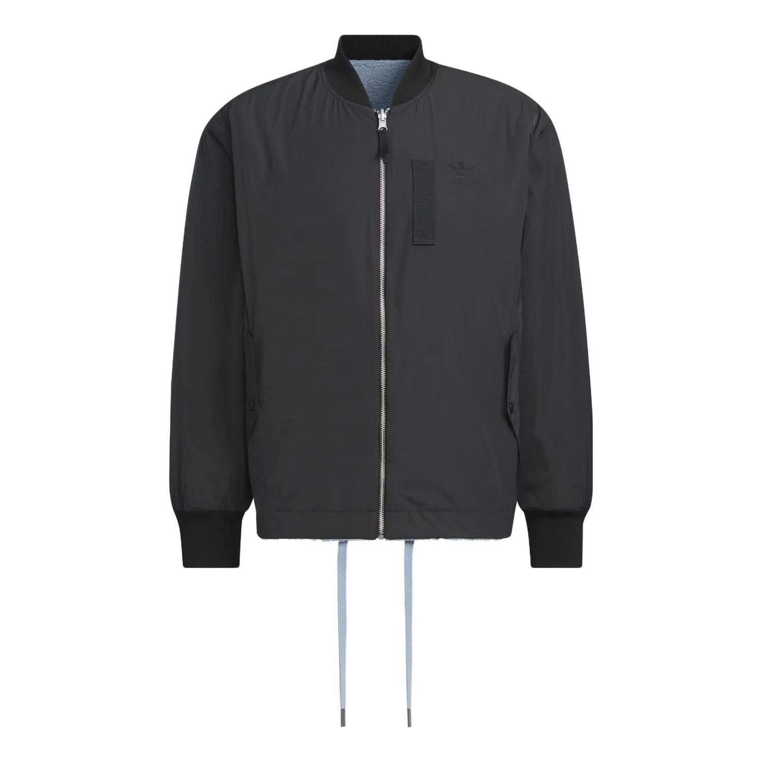 Bomberjakke adidas Originals Reverse Sherpa Jacket Sort | IN0989, 0
