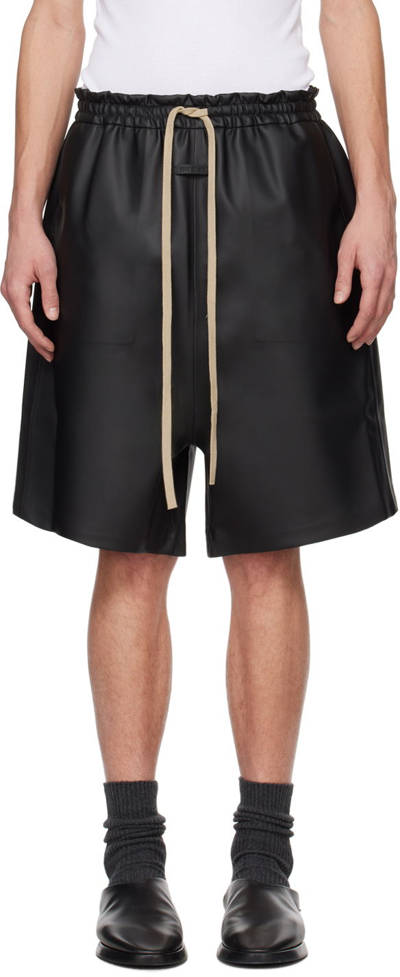 Shorts Fear of God Black Relaxed Shorts Sort | FG840-3413RUB