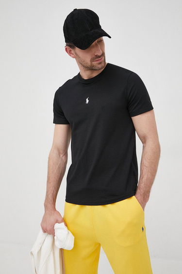 T-shirt Polo by Ralph Lauren Centre Pony Tee Sort | 710839046001, 0