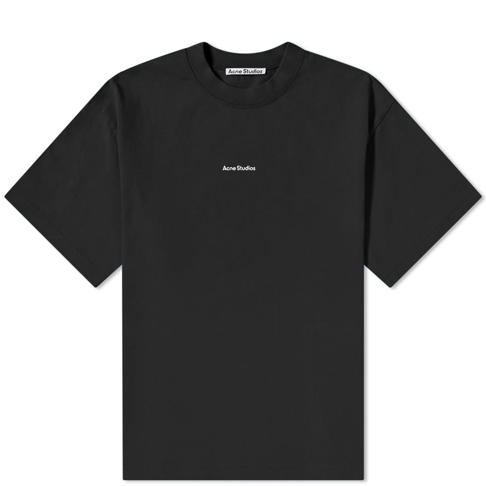 T-shirt Acne Studios Extorr Stamp Logo Sort | BL0278-900, 0