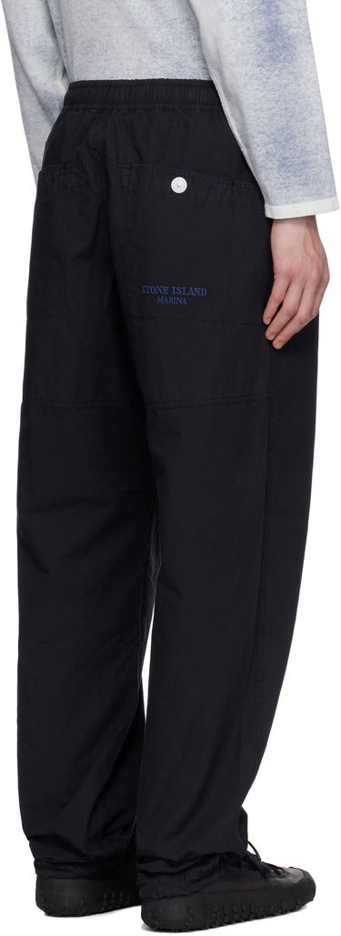 Cargo bukser Stone Island Stone Island Organic Cotton Tela Trousers Sort | K1S15 3100026 S00X6, 2