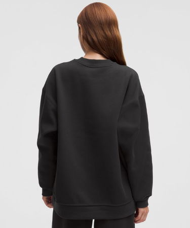 Sweatshirt lululemon Big Cozy oversized mock neck sweatshirt Sort | prod20004875, 2
