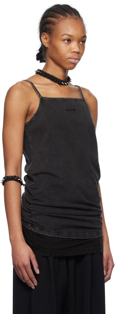 Tanktop We11done We11done Layered Sleeveless Tank Top Sort | WD-TT0-25-703-W-BK, 1