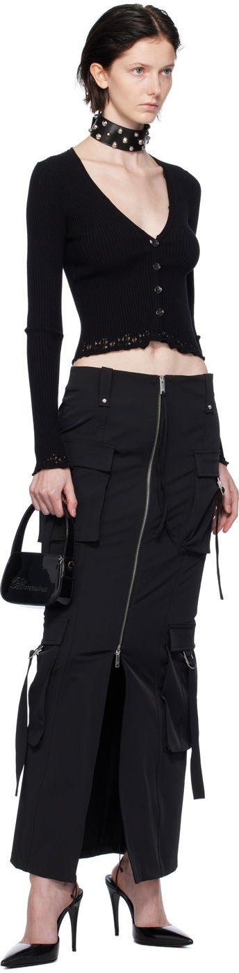 Nederdel Blumarine Blumarine Cargo Maxi Skirt Sort | A344G010A, 3