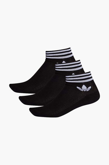 Sokker adidas Originals Trefoil Ankle Socks 3-Pack Sort | EE1151, 3