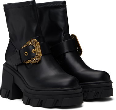 Sneakers og sko Versace Sophie Baroque Buckle Boots Sort | E79VA3S80_E71570, 3