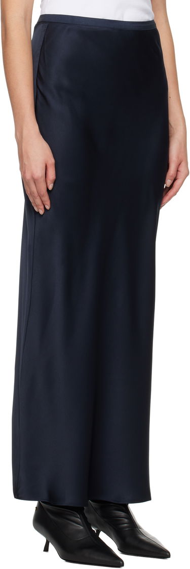 Nederdel Anine Bing Anine Bing Maxi Silk Skirt Mørkeblå | A-04-2320-NYA23, 1