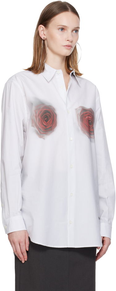 Skjorte Jean Paul Gaultier Long Sleeve Button-Up Shirt with 'The Blurry Roses Print' Flerfarvet | 25/04-U-ST039-C070-010230, 1