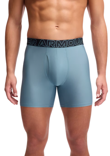 Boksere Under Armour Under Armour SOLID 6in 3-Pack Boxer Shorts Blå | 1383884-587, 3