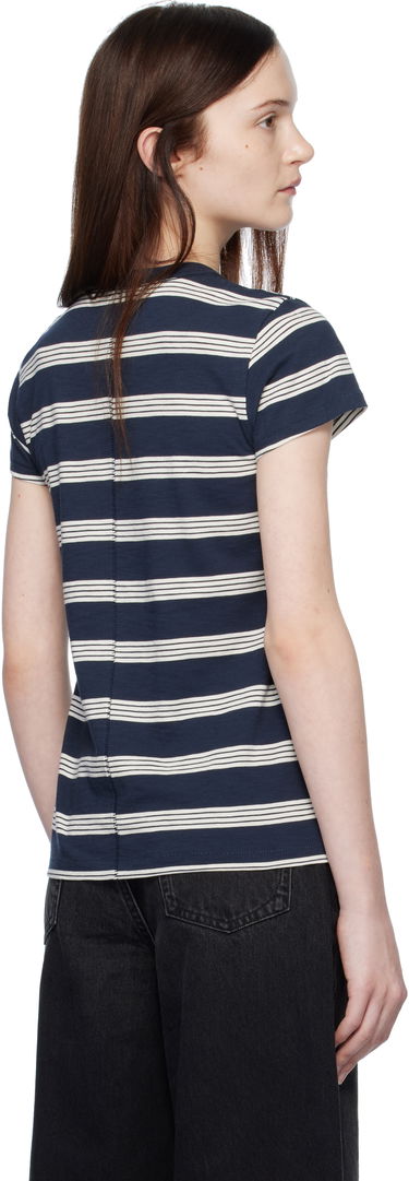 T-shirt rag & bone Striped T-Shirt Blå | WCC22HT020TA20, 2