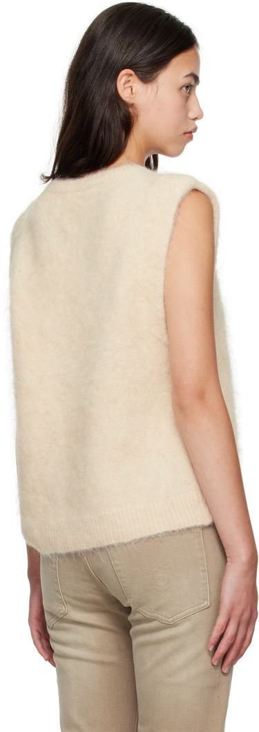 Vest R13 R13 Deep Armhole Knit Vest Beige | R13WY294-Y197A, 2
